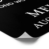 Beerdigung Personalisiertes Foto Collage Memorial Poster (Ecke)