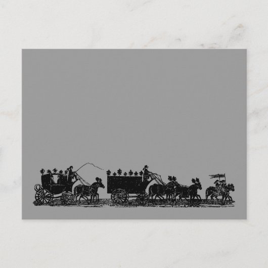 Beerdigung Postkarte (Vorderseite)