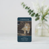 Beerdigung Pray Card mit 1 Foto Option Visitenkarte (Stehend Vorderseite)