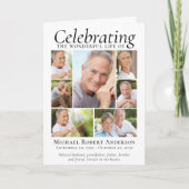 Beerdigung Programm abgeschlossen | Moderne FotoCo (Vorderseite)