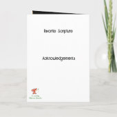 Beerdigung Programm Christlich Elegante Gold Schwa (Rückseite)