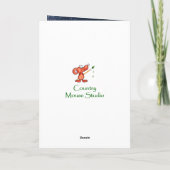 Beerdigung Programm Custom Stars Night Trees (Rückseite)