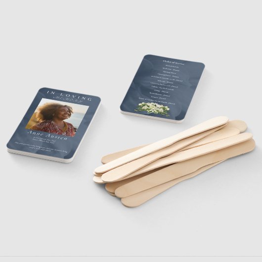 Beerdigung Programm Fan - Gedächtniswahre Fächer (Non-assembled)