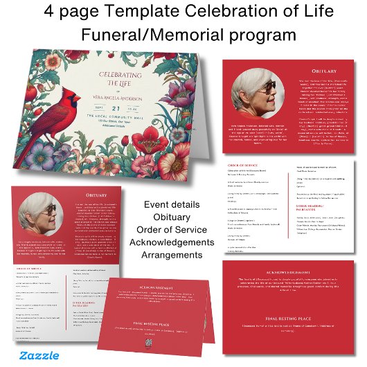 Beerdigung Programm Vorlage Gedenkfeier Lebensdaue