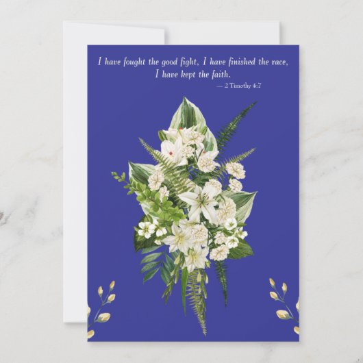 Beerdigung Save The Date (Vorderseite)