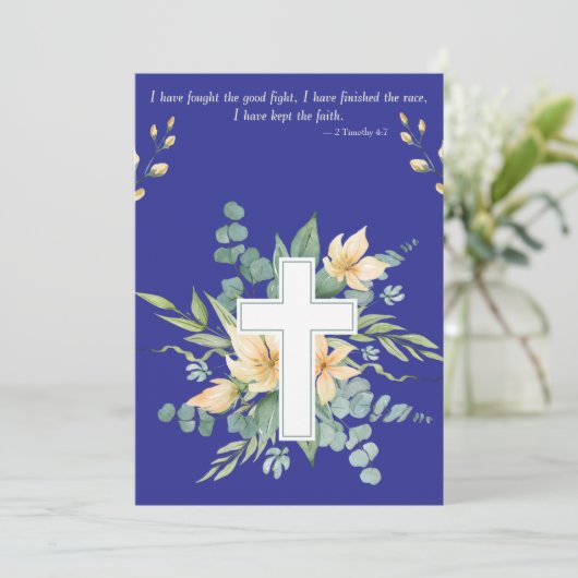 Beerdigung Save The Date (Stehend Vorderseite)