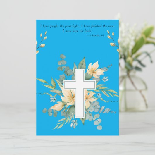 Beerdigung Save The Date (Stehend Vorderseite)