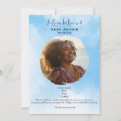 Beerdigung Save The Date (Rückseite)