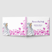 Beerdigung Schöne Girl Fairy Princess Pink Gästebuch (Voll)