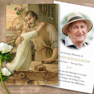 Beerdigung St Joseph The Worker Sympathy Cards