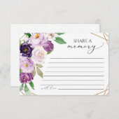 Beerdigung Teilen einer Speicherkarte Dankeskarte (Vorne/Hinten)