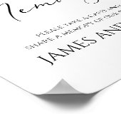 Beerdigung Teilen eines Speichersignals Poster (Ecke)