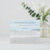 Beerdigung Teilnahme an einer Gedächtniskarte teil (Stehend Vorderseite)