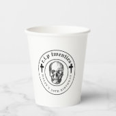 Beerdigung Thema RIP 20 20 Sonntag 30. Geburtstag Pappbecher (Vorderseite)