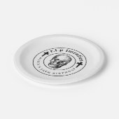 Beerdigung Thema RIP 20 20 Sonntag 30. Geburtstag Pappteller (Schrägansicht)