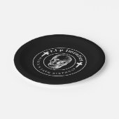 Beerdigung Thema RIP 20 20 Sonntag 30. Geburtstag Pappteller (Schrägansicht)