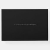 Beerdigung tropischer Sonnenuntergang Atmosphäre Gästebuch (Rückseite)