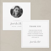 Beerdigung und Beileid Dankeschön Karte