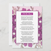 Beerdigung und Einladung (Rückseite)