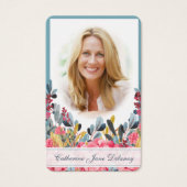 Beerdigung Verlust Botanicals Gebet Sympathiekarte (Vorderseite)