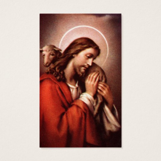 Beerdigung Verlust guter Hirte Gebet Sympathie Kar (Vorderseite)