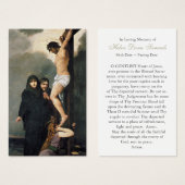 Beerdigung Verlust Jesus Cross Gebet Sympathiekart (Vorne & Hinten)