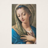 Beerdigung Verlust Schönes Mary Gebet Sympathiekar (Vorderseite)