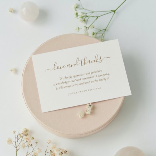 Beerdigung Vielen Dank Anmerkung Karten Bereavemen