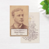 Beerdigung Vintager Foto-Script-Gedenkkarte (Schreibtisch)