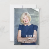 Beerdigung Vollständiges Foto | Beileid-Memorial (Vorderseite)