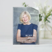 Beerdigung Vollständiges Foto | Beileid-Memorial (Stehend Vorderseite)