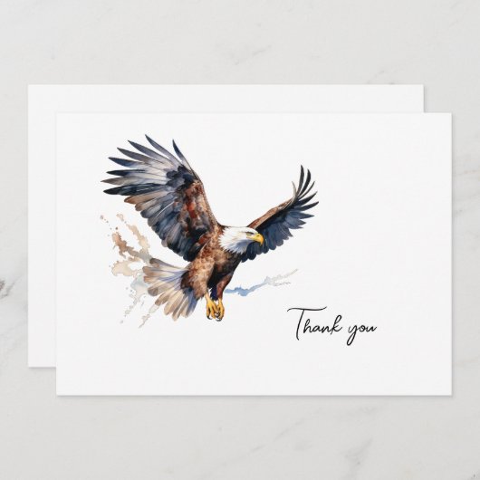 Beerdigung von Aquarell Danke (Vorne/Hinten)