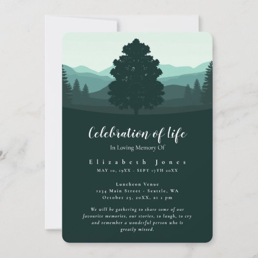 Beerdigung von Bäumen (Vorderseite)