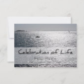 Beerdigung von Beerdigungen über das Leben von Mee Einladung (Vorderseite)