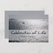 Beerdigung von Beerdigungen über das Leben von Mee Einladung (Vorne/Hinten)