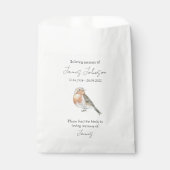 Beerdigung von Brawn Bird Seed Memorial Geschenktütchen (Vorderseite)