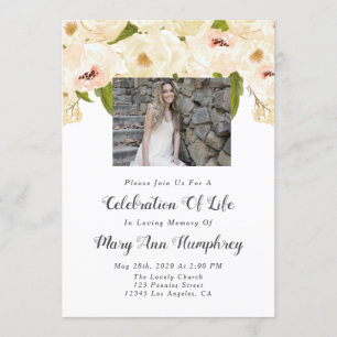 Beerdigung von Einladungen zum Leben, Beerdigung