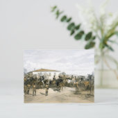 Beerdigung von Feldmarschall Lord Raglan Postkarte (Stehend Vorderseite)
