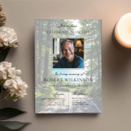 Beerdigung von Foto Einladung