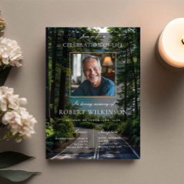 Beerdigung von Foto Einladung