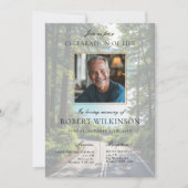 Beerdigung von Foto Einladung (Vorderseite)