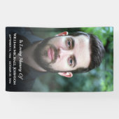 Beerdigung von Foto im Gedächtnis Banner (Horizontal)
