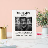 Beerdigung von Fotos zum Gedenken an das Leben Acrylschild (Hochzeit)