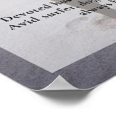 Beerdigung von Leben für Foto Beerdigung Poster (Ecke)