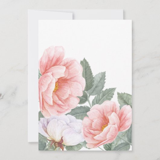 Beerdigung von Lebensbeerdigung Gedenkstätte Rosa  Einladung (Rückseite)