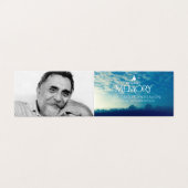 Beerdigung von liebenden Gedächtniswolken Gedichtk (Außenseite Aufgefaltet)