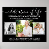 Beerdigung von Life 3 Foto Memorial Verse Beerdigu Poster (Vorne)