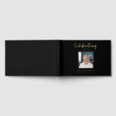 Beerdigung von Life Simple Foto Gold Foil Beerdigu Gästebuch (Voll)