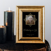 Beerdigung von Life Whimsical Script Foto Poster