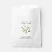 Beerdigung von Lily Seed Geschenktütchen (Vorderseite)